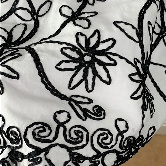 Ronni Nicole black white fit & flare dress - Picture 4 of 8